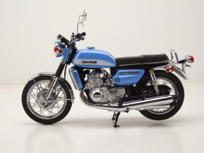 Suzuki GT 750 J 1973 blau metallic Modellmotorrad 1:12 Minichamps