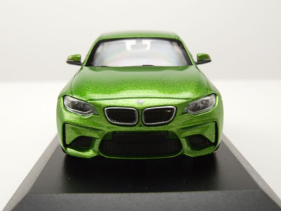 BMW M2 Coupe 2016 grün metallic Modellauto 1:43 Minichamps