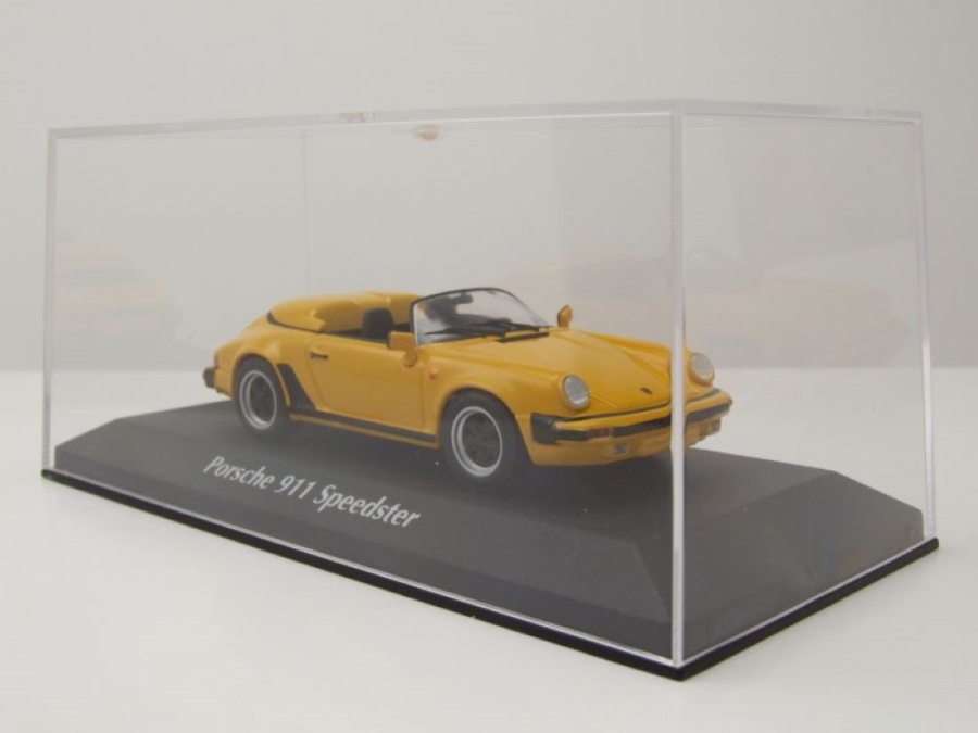 MAXICAMPS Porsche 911 Speedster 1988年 Modellauto Porsche 911 Speedster 1988 gelb Modellauto 1:43