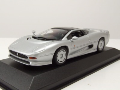 Jaguar XJ 220 1991 silber Modellauto 1:43 Maxichamps