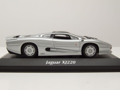 Jaguar XJ 220 1991 silber Modellauto 1:43 Maxichamps