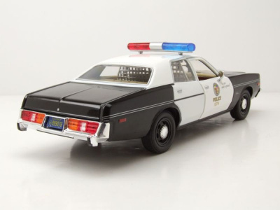 Dodge Monaco Police 1977 schwarz weiß Terminator...