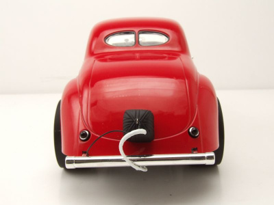 Willys Gasser 1941 rot gelb mit Flammen Modellauto 1:18 Acme