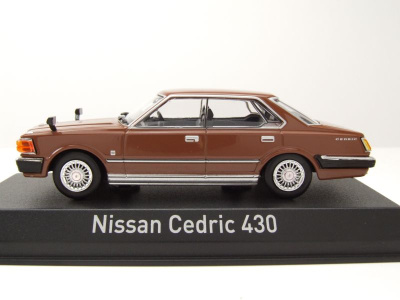 Nissan Cedric 430 1979 braun Modellauto 1:43 Norev