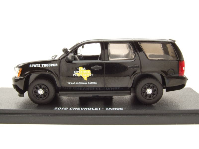 Chevrolet Tahoe Texas Highway Patrol State Trooper 2010 schwarz Modellauto 1:43 Greenlight Collectibles