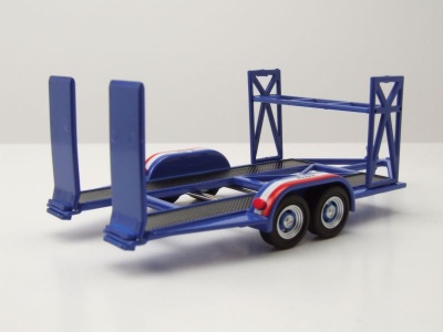 Trailer Anhänger MOPAR blau für 1:43 Modelle GMP