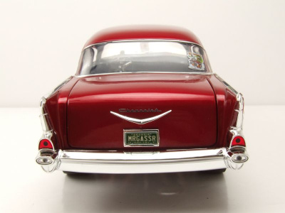 Chevrolet Bel Air Gasser 1957 rot Rat Fink Mr. Gasser Modellauto 1:18 Acme