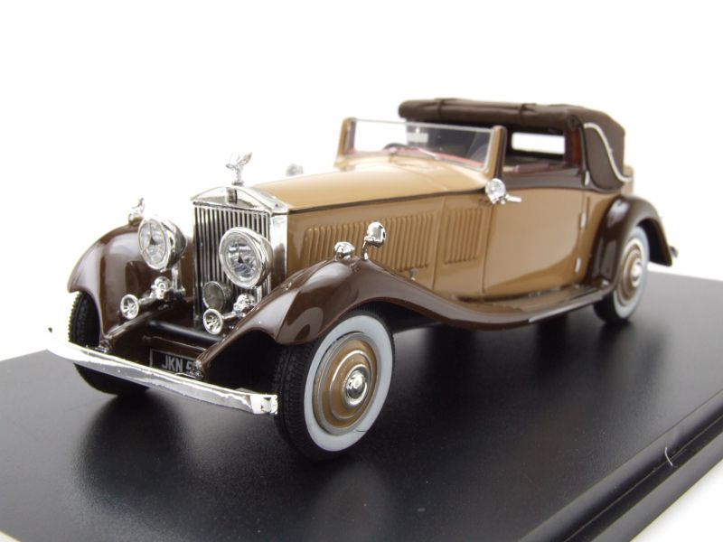 Rolls Royce Phantom II Continental DHC Gurney Nutting 1934 braun Modellauto 1:43 Neo Scale Models