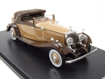 Rolls Royce Phantom II Continental DHC Gurney Nutting 1934 braun Modellauto 1:43 Neo Scale Models