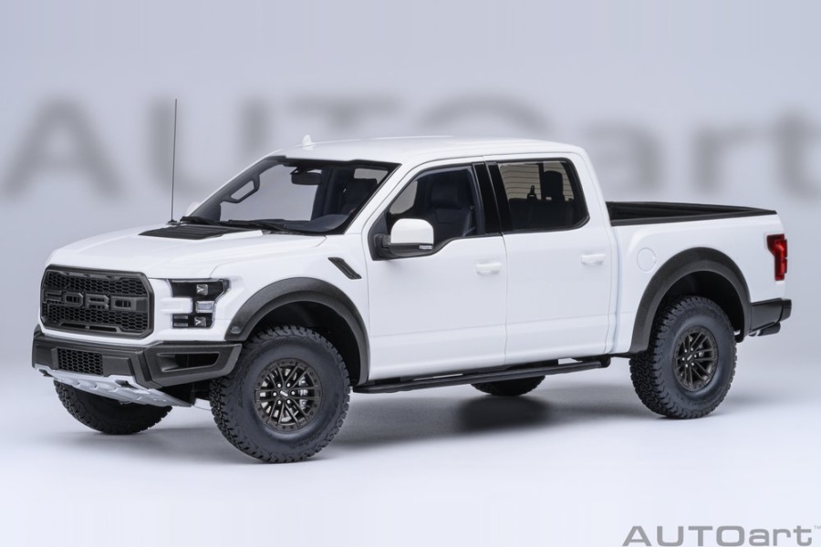 Ford F-150 Raptor Supercrew Pick Up 2017 weiß Modellauto 1:18 Autoart
