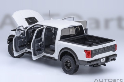 Ford F-150 Raptor Supercrew Pick Up 2017 weiß Modellauto 1:18 Autoart