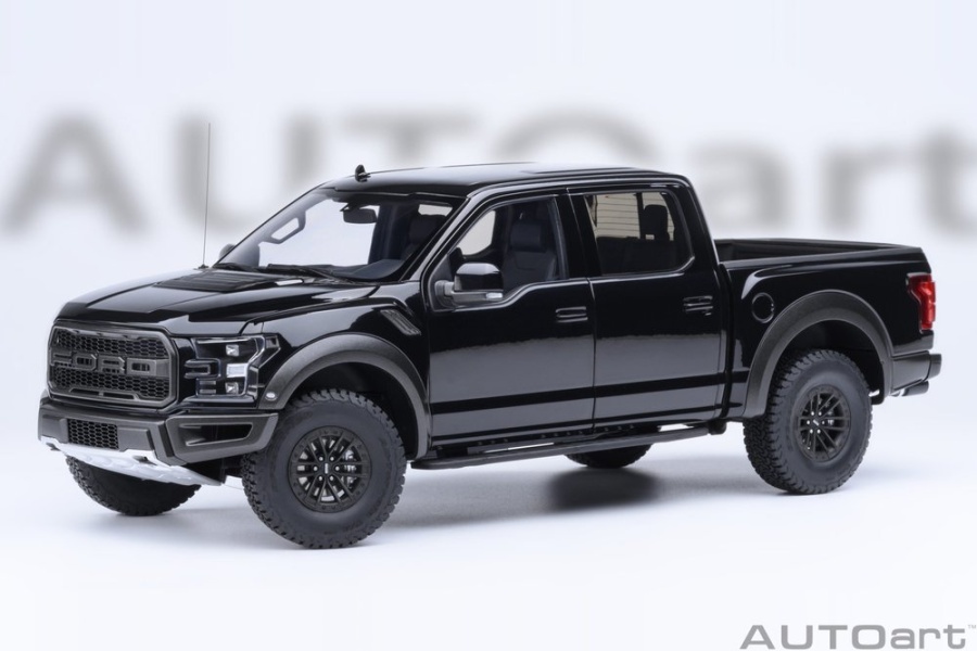 Ford F-150 Raptor Supercrew Pick Up 2019 schwarz Modellauto 1:18 Autoart