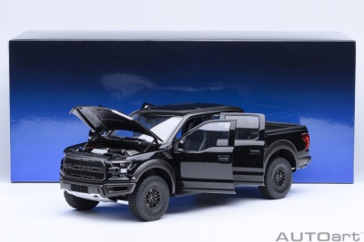 Ford F-150 Raptor Supercrew Pick Up 2019 schwarz Modellauto 1:18 Autoart