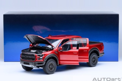 Ford F-150 Raptor Supercrew Pick Up 2017 rot Modellauto 1:18 Autoart