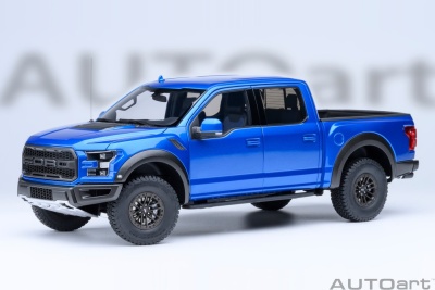 Ford F-150 Raptor Supercrew Pick Up 2017 blau Modellauto...