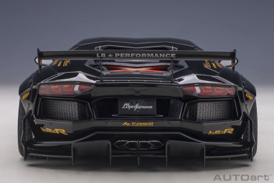 Lamborghini Aventador Liberty Walk LB-Works Limited Edition 2018 schwarz gold Modellauto 1:18 Autoart