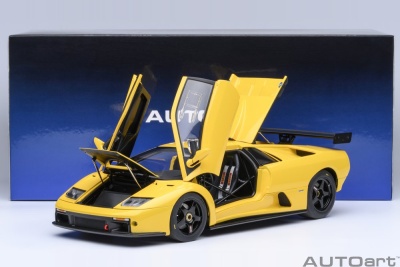 Lamborghini Diablo GT-R 1999 gelb Modellauto 1:18 Autoart