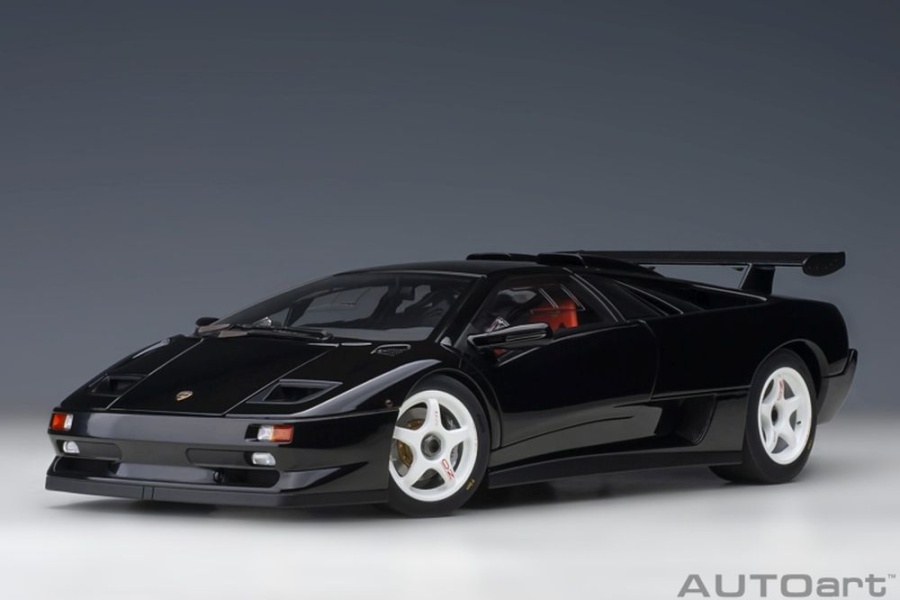 Modellauto Lamborghini Diablo SV-R schwarz 1:18 Autoart bei