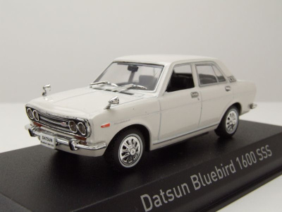 Nissan Bluebird 1600 SSS 1969 weiß Modellauto 1:43...