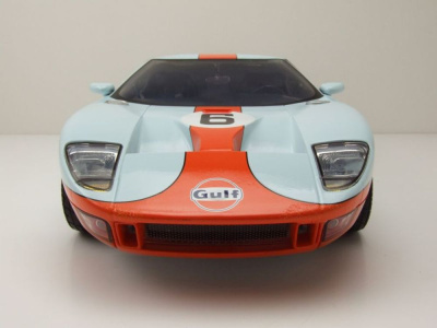 Ford GT Concept #6 Gulf 2004 hellblau orange Modellauto 1:12 Motormax