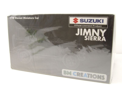 Suzuki Jimny Sierra LHD 2018 weiß Modellauto 1:18 BM Creations