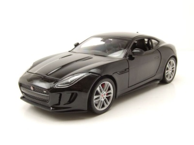 Jaguar F-Type Coupe 2015 schwarz Modellauto 1:24 Welly