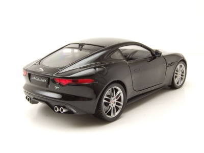 Jaguar F-Type Coupe 2015 schwarz Modellauto 1:24 Welly