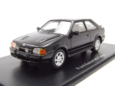 Ford Escort MK4 RS Turbo 1986 schwarz Modellauto 1:43 Neo Scale Models