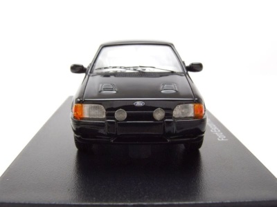 Ford Escort MK4 RS Turbo 1986 schwarz Modellauto 1:43 Neo Scale Models