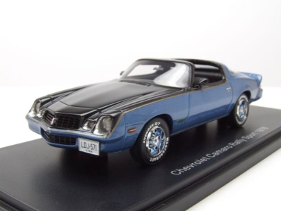 Chevrolet Camaro LT 1978 blau metallic Modellauto 1:43 Neo Scale Models