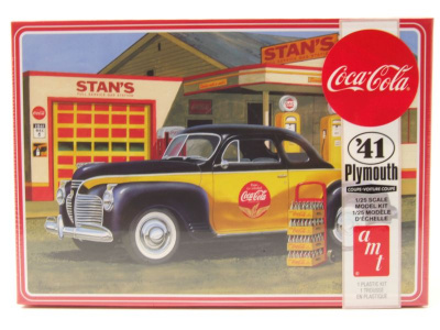Plymouth Coupe 1941 Coca Cola Kunststoffbausatz...
