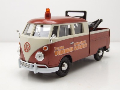 VW T1 Bus DoKa Pritsche braun weiß Abschlepper...