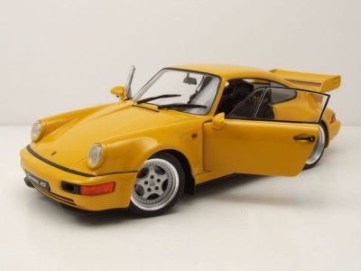 Porsche 911 (964) Carrera 3.8 RS 1990 gelb Modellauto 1:18 Solido