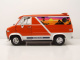 Chevrolet G-Series Van 1976 orange weiß Good Times Machine Modellauto 1:18 Acme