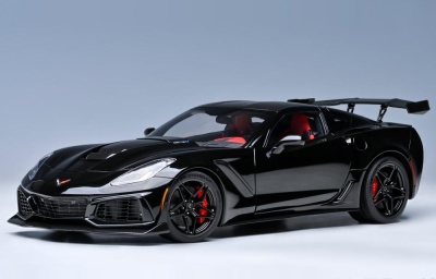 Chevrolet Corvette C7 ZR1 2019 schwarz Modellauto 1:18 Autoart