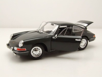 Porsche 911 1964 dunkelgrau Modellauto 1:24 Welly