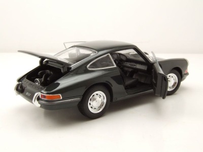 Porsche 911 1964 dunkelgrau Modellauto 1:24 Welly
