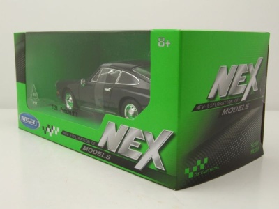 Porsche 911 1964 dunkelgrau Modellauto 1:24 Welly