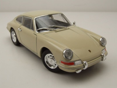 Porsche 911 1964 beige Modellauto 1:24 Welly