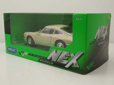 Porsche 911 1964 beige Modellauto 1:24 Welly