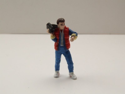 Figur Marty McFly Back To The Future Zurück in die Zukunft für 1:43 Modelle Cartrix