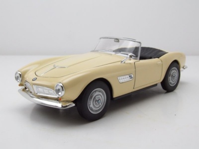 BMW 507 Cabrio creme Modellauto 1:24 Welly