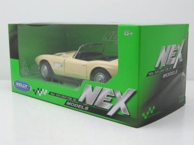 BMW 507 Cabrio creme Modellauto 1:24 Welly