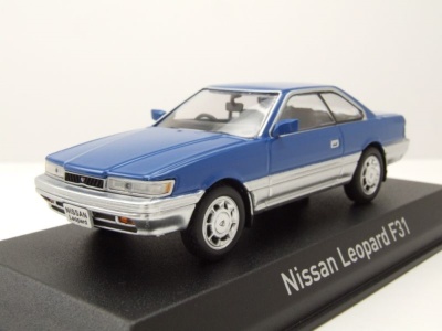 Nissan Leopard F31 1986 blau metallic Modellauto 1:43 Norev