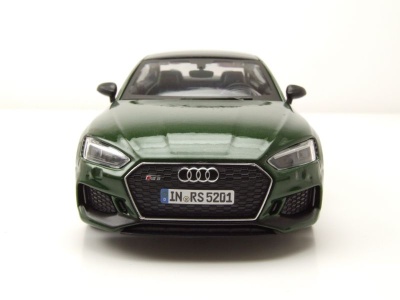 Audi RS 5 Coupe 2019 grün Modellauto 1:24 Bburago