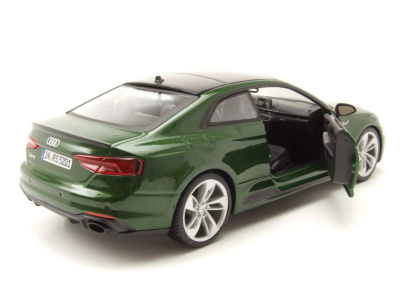 Audi RS 5 Coupe grün Modellauto 1:24 Bburago