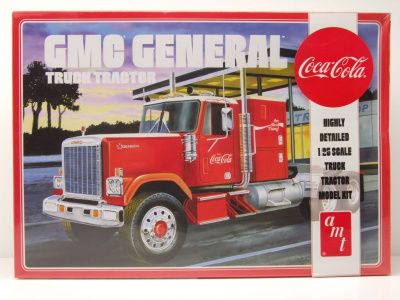 GMC General Semi Tractor 1976 Coca Cola Kunststoffbausatz...