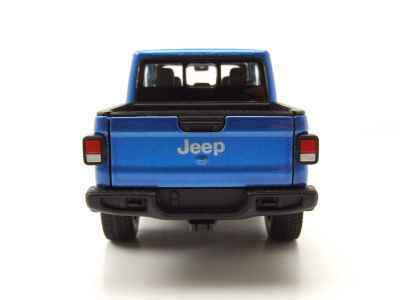 Jeep Gladiator Rubicon Pick Up 2019 blau Modellauto 1:24 Welly