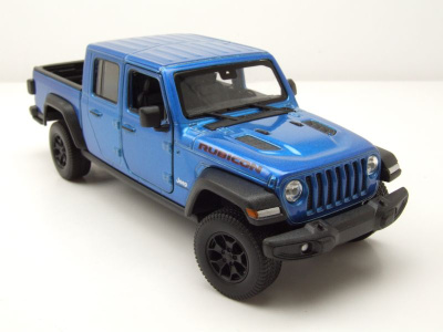 Jeep Gladiator Rubicon Pick Up 2019 blau Modellauto 1:24 Welly