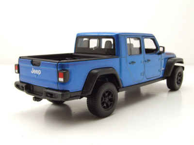 Jeep Gladiator Rubicon Pick Up 2019 blau Modellauto 1:24...